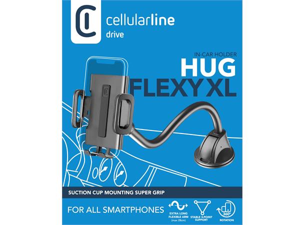 HUG FLEXI XL mobilholder med sugekopp Holder til mobiltelefon, sugekopp