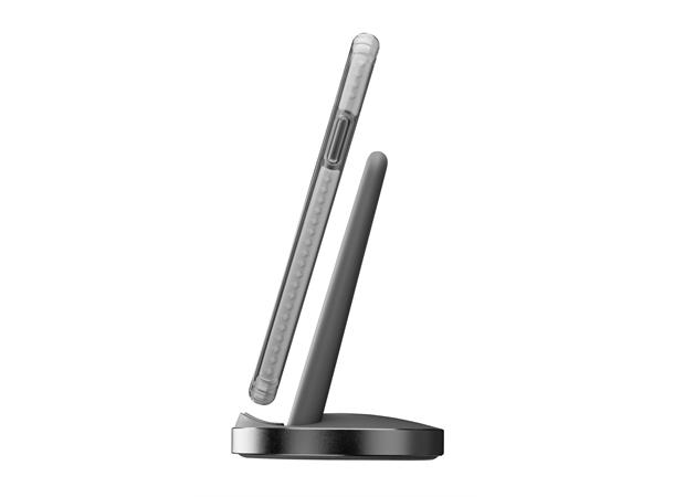 Wireless Fast Charger Stand - 10W output Trådløs lader til mobiltelefon