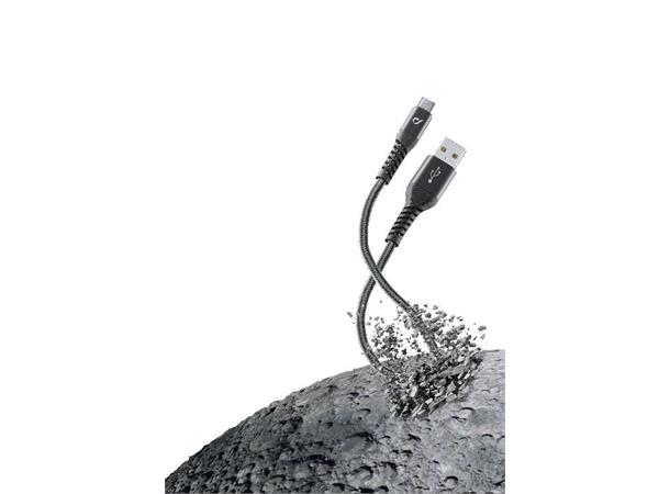 Tetra Force Cable 120cm - USB C Ladekabel for Type-C, 1.2M, ekstra sterk