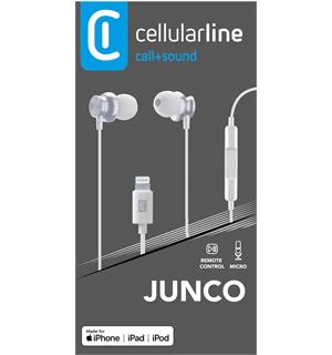 Junco - MFI , white Øreplugger med MFi / lightning-kontakt 