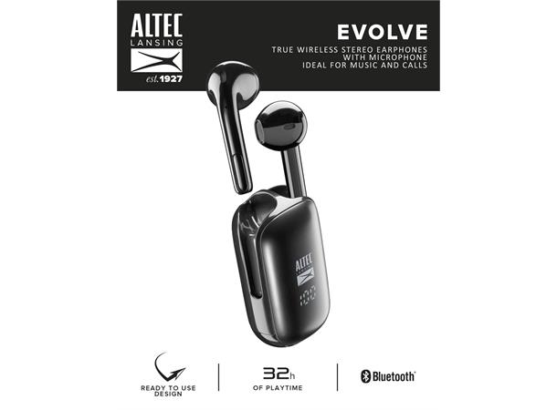 Altec Lansing Evolve TWS øreplugger capsule form