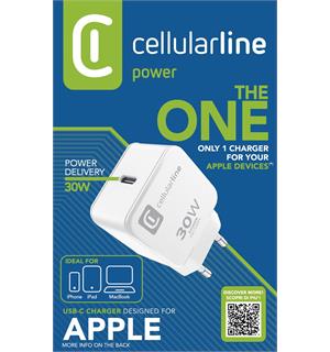 Usb-C Charger Apple 30W White The One Power Delivery 30W 