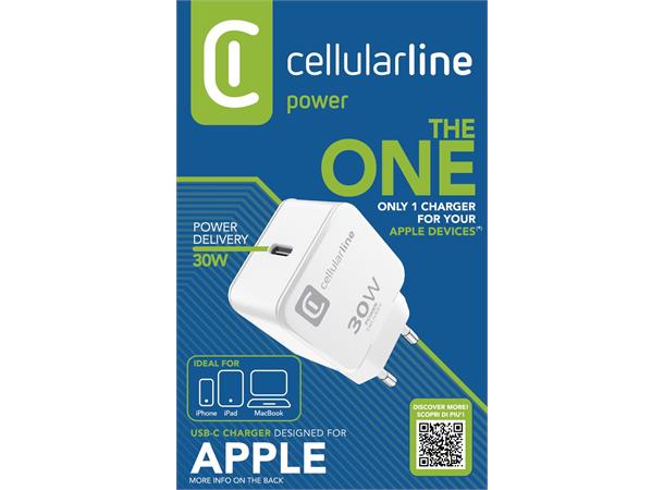 Usb-C Charger Apple 30W White The One Power Delivery 30W