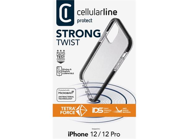 CL Tetra Force iPhone 12/12pro Sort Bumper for iPhone 12 / 12pro