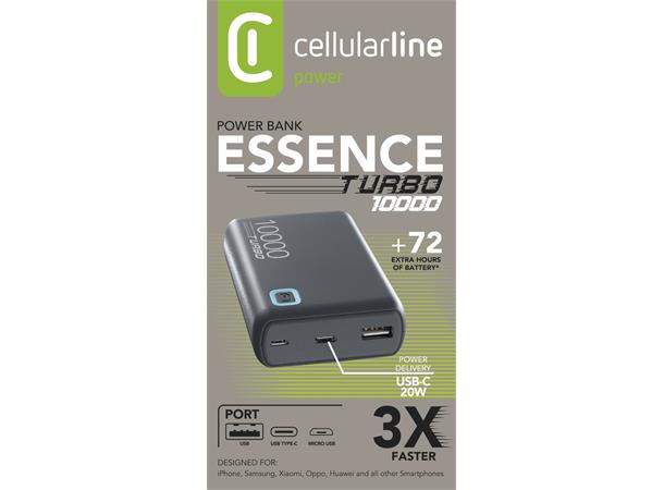 Battery Charger Emer. 10000 Grey Portable Charger 10000mAh Power Delivery