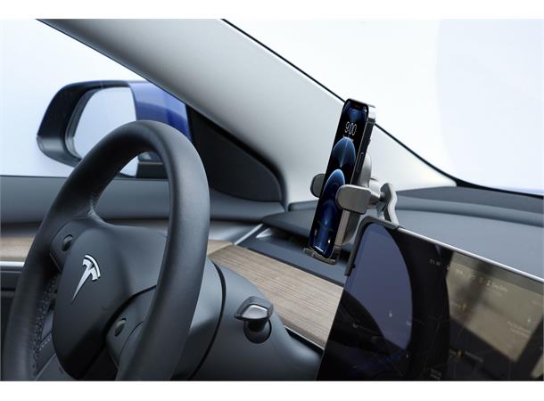 Universal In-Car Holder For Tesla Black Univ. in-car holder for Tesla