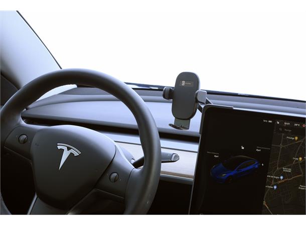 Universal In-Car Holder For Tesla Black Univ. in-car holder for Tesla