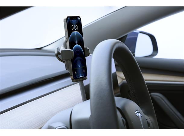 Universal In-Car Holder For Tesla Black Univ. in-car holder for Tesla