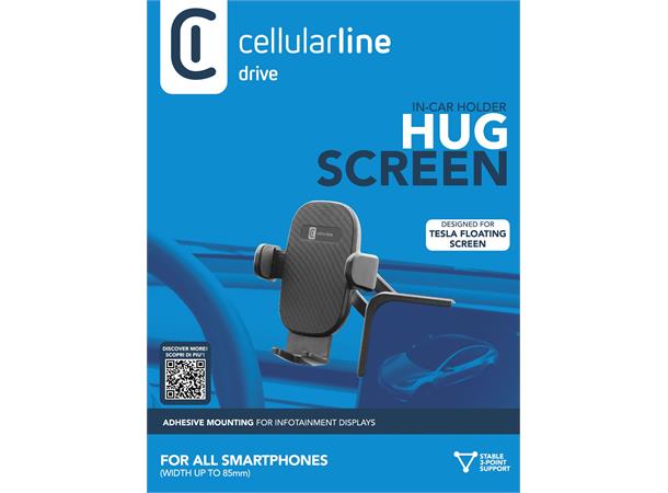 Universal In-Car Holder For Tesla Black Univ. in-car holder for Tesla