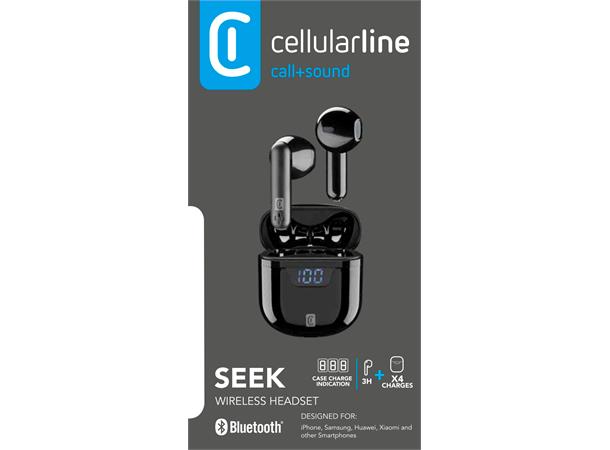 TWS Seek, Black TWS øreplugger sort