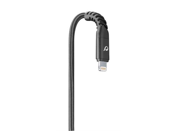 USB CABLE EXTR. USB-C TO APPLE 2M BLACK Tetraforce Cable 200cm - USB-C to Lightn