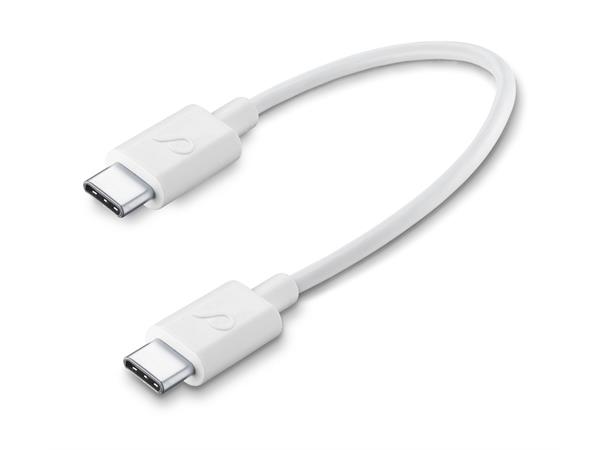 CL Datakabel USB Type C (-C), 15 CM USB synk og ladekabel
