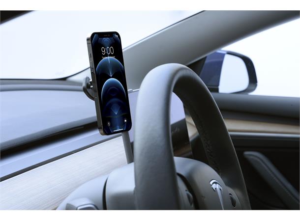 Magsafe In-Car Holder For Tesla Black Univ. in-car holder for Tesla