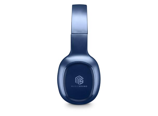 Musicsound Wireless Headphones, Blue Hodetelefoner med blåtann