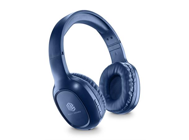 Musicsound Wireless Headphones, Blue Hodetelefoner med blåtann
