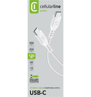 USB Data Cable USB-C til USB-C USB C til C synk og ladekabel, 1m 