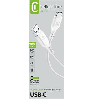 USB Data Cable Home XL USB-C Ladekabel for Type-C, 3m 