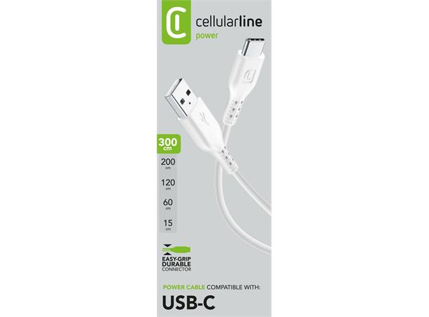 USB Data Cable Home XL USB-C Ladekabel for Type-C, 3m